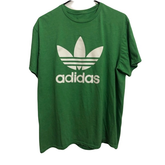 Adidas Green T-Shirt Size L and M - Picture 2 of 3